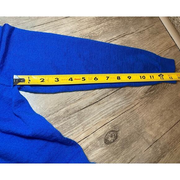 J. Crew Blue Quarter Sleeve Sweater - Size XS - Great Condition - Picture 4 of 11